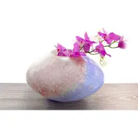 Loranto Glazen Vaas - Bloemenvaas - Vaas Glas - Vaas Multicolor Light