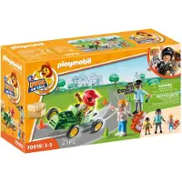 Playmobil 70919 D.O.C ambulance actie help de racer