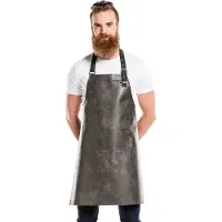 Chaud Devant 674 Bib Apron Regular Moonshine Black