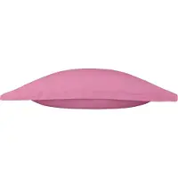 SENZA DONNA SENZATIONE 100% Katoen PERCALINE Uni 2x Oxford Kussenslopen met Volant 60x70+20+5 cm FUCHSIA