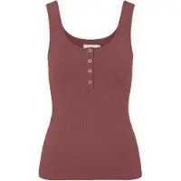 Pieces slim fit tanktop van mix van biologisch katoen model 'KITTE'