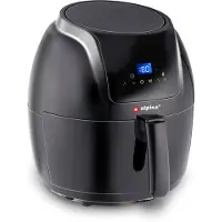 Alpina Airfryer - Digitaal Touchscreen - 5 Liter - Hetelucht friteuse - Heteluchtoven - Friet, Groente, Brood, Muffins - 7-8 Personen
