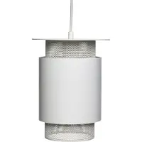 Hubsch Hanglamp wit metaal mesh