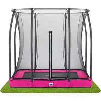 Salta Trampoline Comfort Edition Ground Pink 153 x 214 + Safety Net