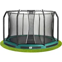 Salta Premium Ground - Inground trampoline met veiligheidsnet - ø 366 cm - Groen