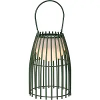 Lucide Fjara - oplaadbare buiten tafellamp - 17 x 17,5 x 25 cm - 0,3W LED incl. - IP44 - groen