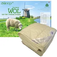ISleep Zomerdekbed Wol - Litsjumeaux XL - 270x220 cm - Ecru
