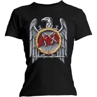 Ginza.se Slayer Dames Tshirt -S- Silver Eagle Zwart