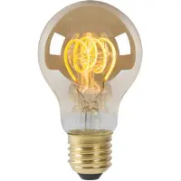 Lucide A60 - Filament lamp - Ø 6 cm - LED Dimb. - E27 - 1x4,9W 2200K - Amber