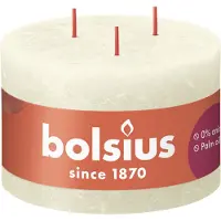 Bolsius shine rustiekkaars 90/140 soft pearl |
