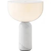 New Works Kizu Draagbare Lamp White Marble