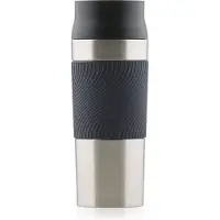 Blumtal Thermosbeker Classic - Lekvrij, BPA-Vrij en Vaatwasserbestendig - Hoge Kwaliteit Thermosfles met Quick-Press Sluiting - Travel Mug 500 ml - Donker Oceaan Blauw - Blauw