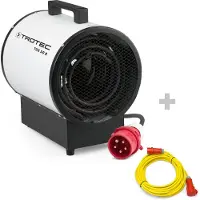 Trotec Heteluchtkanon elektrisch, 9 kW, 400 V, met thermostaat – TDS 50 R