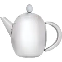 Kitchencraft theepot La Cafetière Paris 500 ml RVS zilver