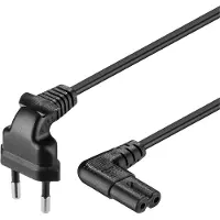 Goobay Recordersnoer zwart haaks 5 meter 7596214