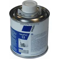 Saba PVC lijm 1ltr met kwast KIWA type Saba PVC S3