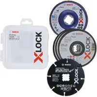 Bosch Accesorios 2608619374 5-delige X-Lock schijvenset - 125mm