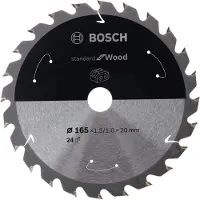 Bosch Accessories 2608837685 Cirkelzaagblad 165 x 20 mm Aantal tanden: 24 1 stuk(s)