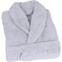 Clarysse Badjas met Kraag - Soho - Licht Grijs - XXL/3XL