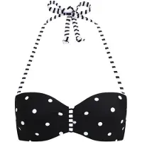 s.Oliver Bikinitop 'Audrey' zwart / wit