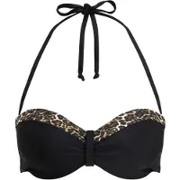 LASCANA Bikinitop 'Adele' taupe / bruin / donkerbruin / zwart