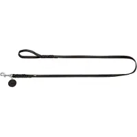 Hunter Looplijn Solid Education Zwart - Hondenriem - 150x1.6 cm