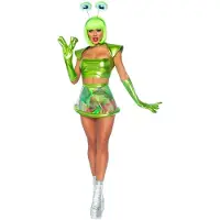 Leg avenue - Beam Me Up Babe Kostuum - M - Groen