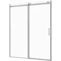 Guido Gusto Douchewand met schuifdeur 120x200cm 8mm Nano glas chroom serie Lio
