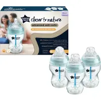 Tommee tippee babyflessen - Advanced Anti-koelik - langzaam stromende borstachtige speen - 260 ml - pak van 3