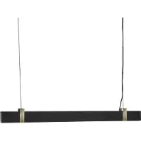 Nordlux Hanglamp Lilt, dimbaar, zwart, Woon-/ Eetkamer, metaal, Modern