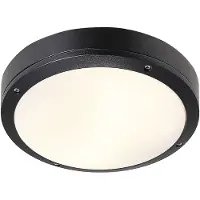 Nordlux Desi 28 - een plafondlamp voor buiten, zwart, metaal, Modern, plafondlamp