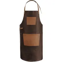 Petromax Buff Leather Apron with neck strap