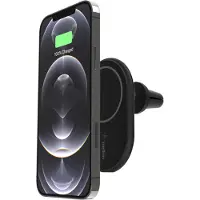 Belkin Magnetic Wireless Car Vent Mount MagSafe - MagSafe draadloze autolader - Zwart