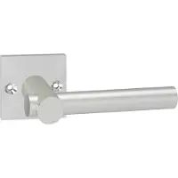 Impresso Deurkruk Dover Aluminium op vierkant rozet