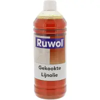 Ruwol Gekookte Lijnolie 1 liter
