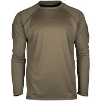 Mil-Tec - Tactisch sneldrogend T-shirt met lange mouwen Medium Olijfgroen