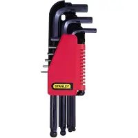 Stanley 0-69-256 Bolzeskantsleutelset - 9 Dlg 1,5 - 10mm