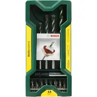 Bosch X-line 14-delige universele bits en borenset