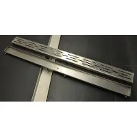Wiesbaden Tegelrooster voor douchegoot 80 x 7 cm RVS