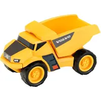 Theo Klein Toys Volvo Power kiepwagen - 22x11x12 cm - schaal 1:24 - geel zwart