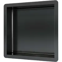 Brauer Gunmetal Edition inbouwnis 30x30cm gunmetal geborsteld PVD