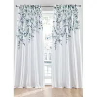 Bonprix Gordijn met bladerprint (1 stuk) maat H/B: 145/135 cm