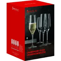 Spiegelau Style serie champagneglazen set - 4-delig - 24 cl