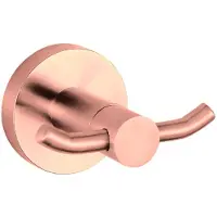 Best design Lyon dubbele handdoekhaak rosé goud