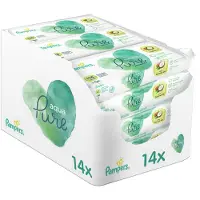 Pampers Pure Protection Coconut Vochtige Doekjes Voordeelpak - 14 x 42 Stuks