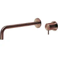Qisani Inbouwkraan flow hoog geborsteld copper