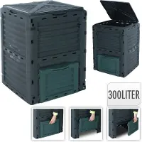 Huismerk Compostvat Zwart - 300 Liter