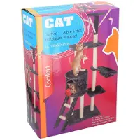 CAT KattenToren / Kattenpaal - Groot met ladder - 140x50x35 cm