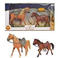 Huismerk Toi Toys Paard Met Veulen Speelgoed - Met Zadel En Tuigje