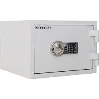 Rottner brandwerende kluis Fire Safe 30, 18 l, S2, brandbeveiliging tot 30 min, elektronisch slot, staal, lichtgrijs